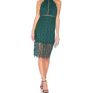 Bardot Gemma dress in lily green color